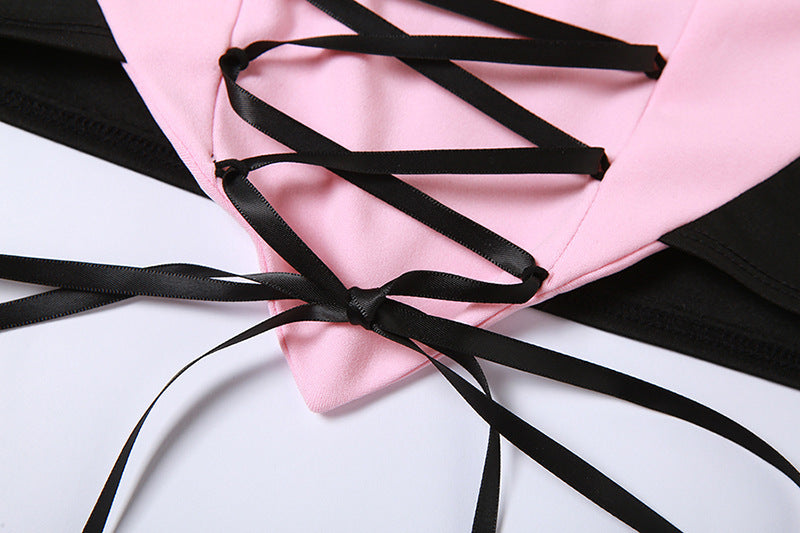 Lace-Up Love Halter Top