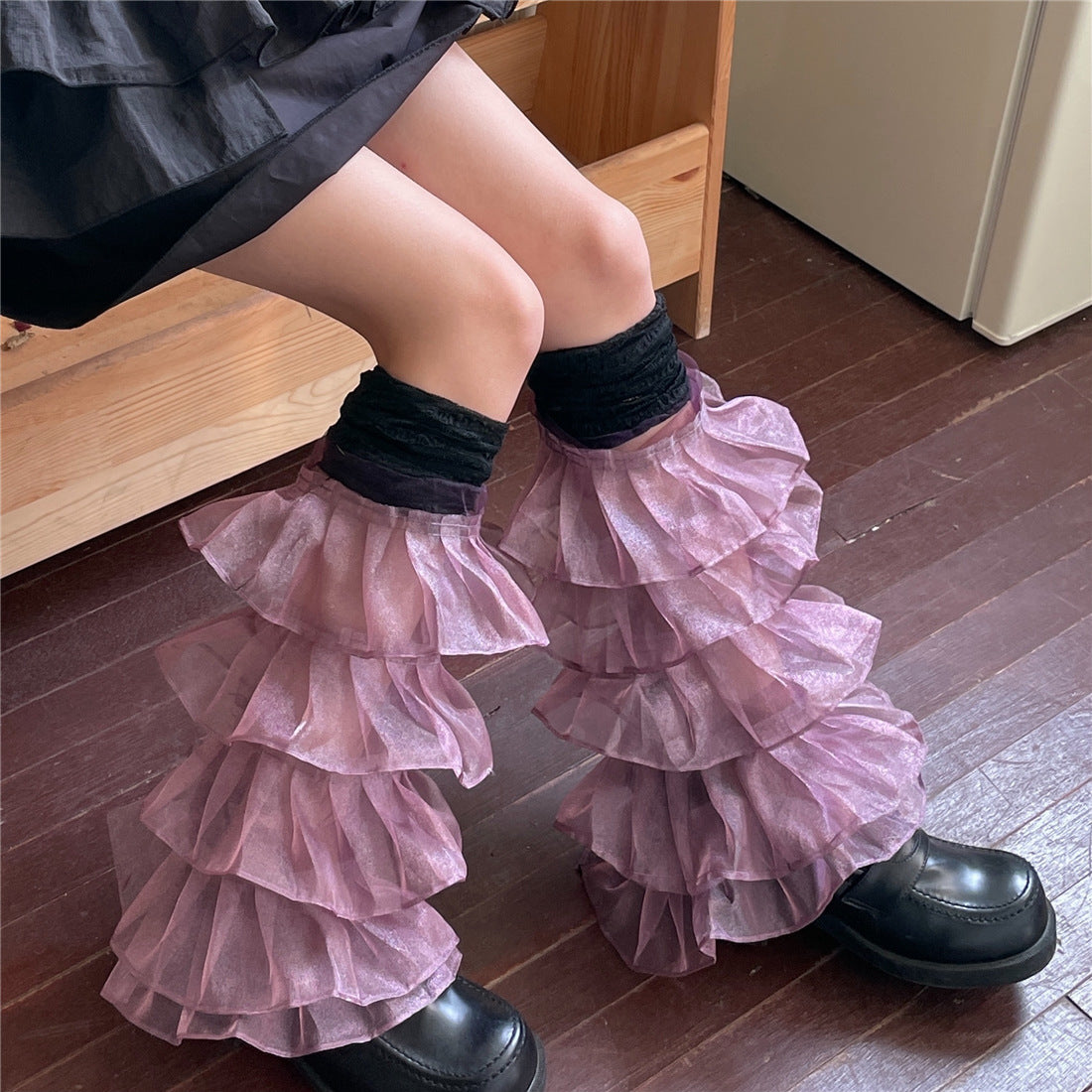Tulle Ruffle Leg Warmers