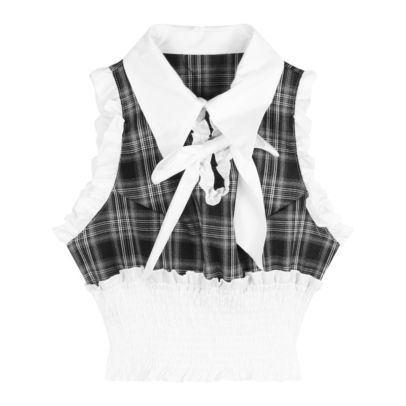 Ashley French Bow Crop Top