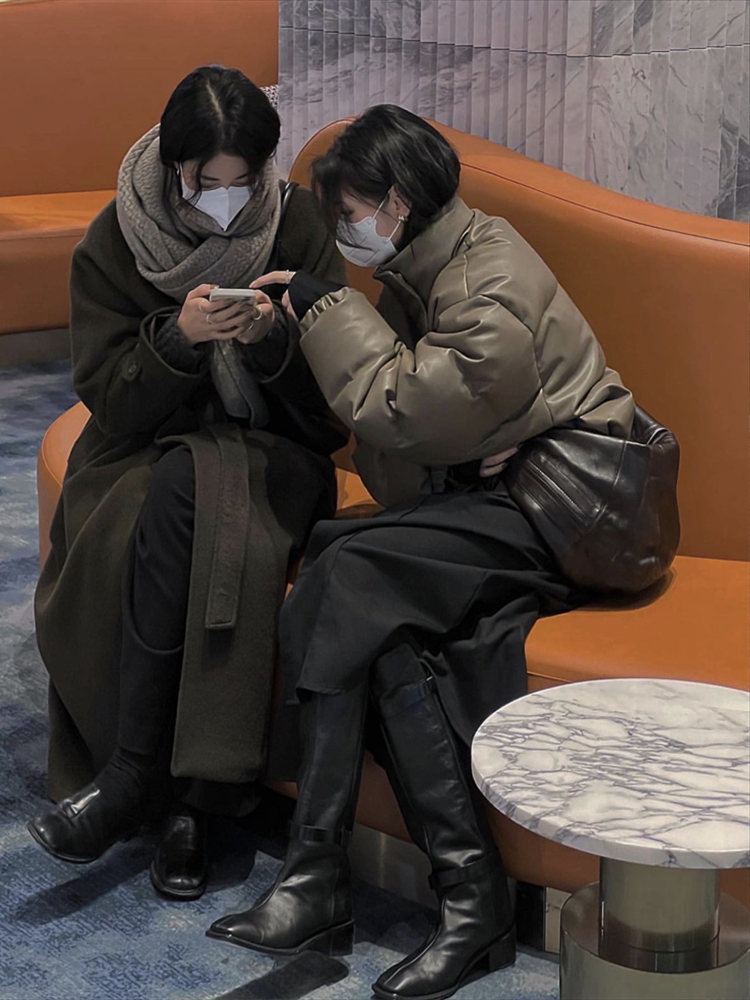 Ashley PU Puffer Jacket