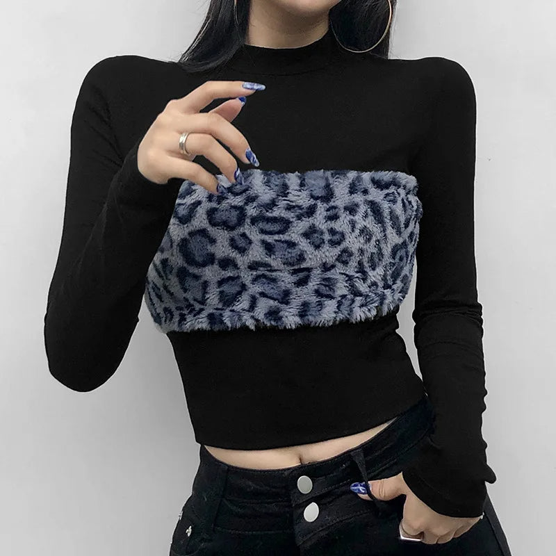 Isa Leopard Crop Top