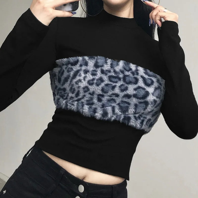 Isa Leopard Crop Top