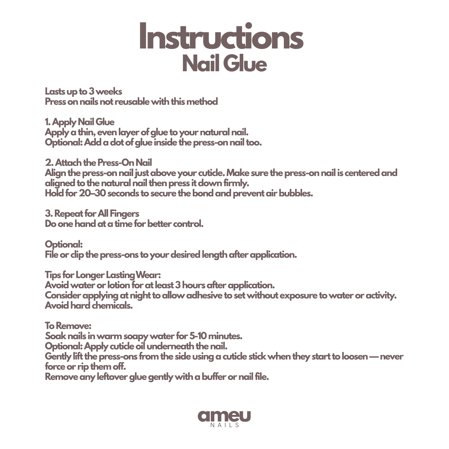 Candle's Chrome Guidance Press-On Nails Set