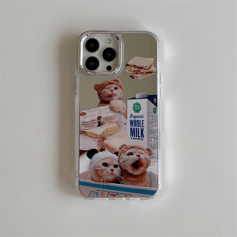 Milk Baby Kitties Mirror Phone Case