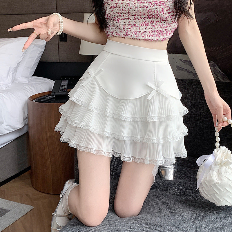 Faire Lace Ruffle Skirt