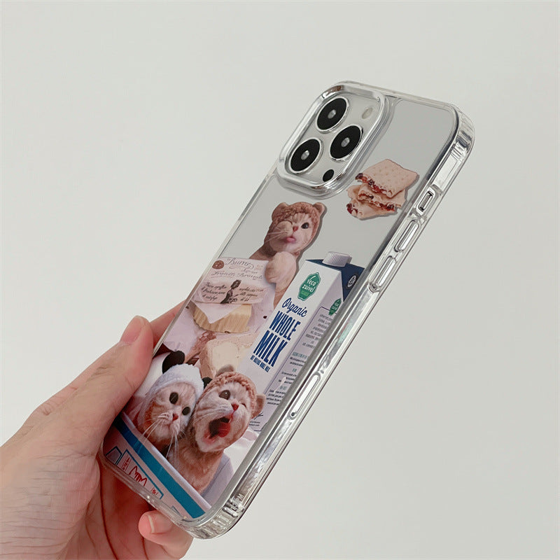 Milk Baby Kitties Mirror Phone Case
