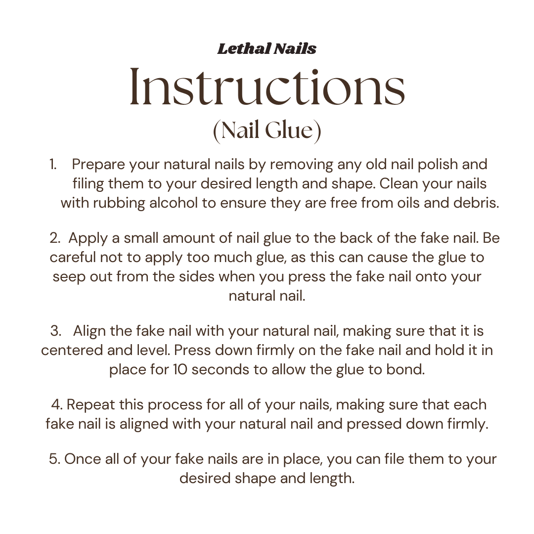 Devil's Hand Press-On Nails Set