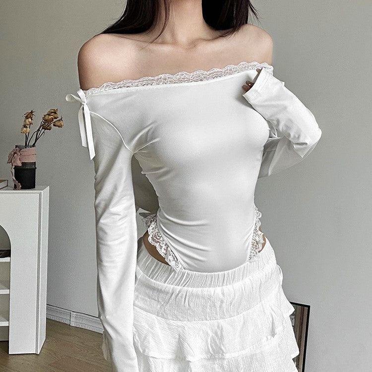 Verina Lace Hooded Bodysuit