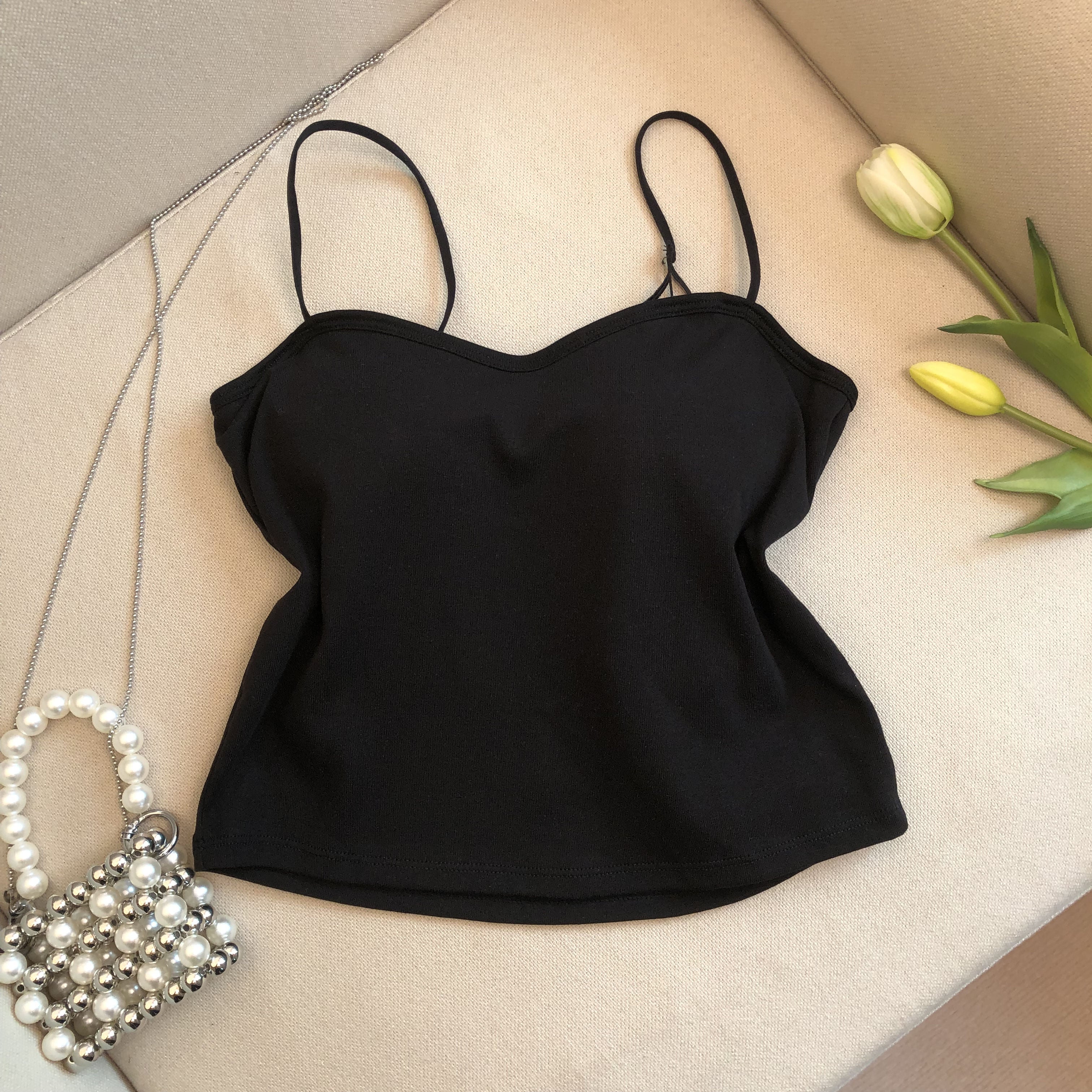 Spider Web Padded Tank Top