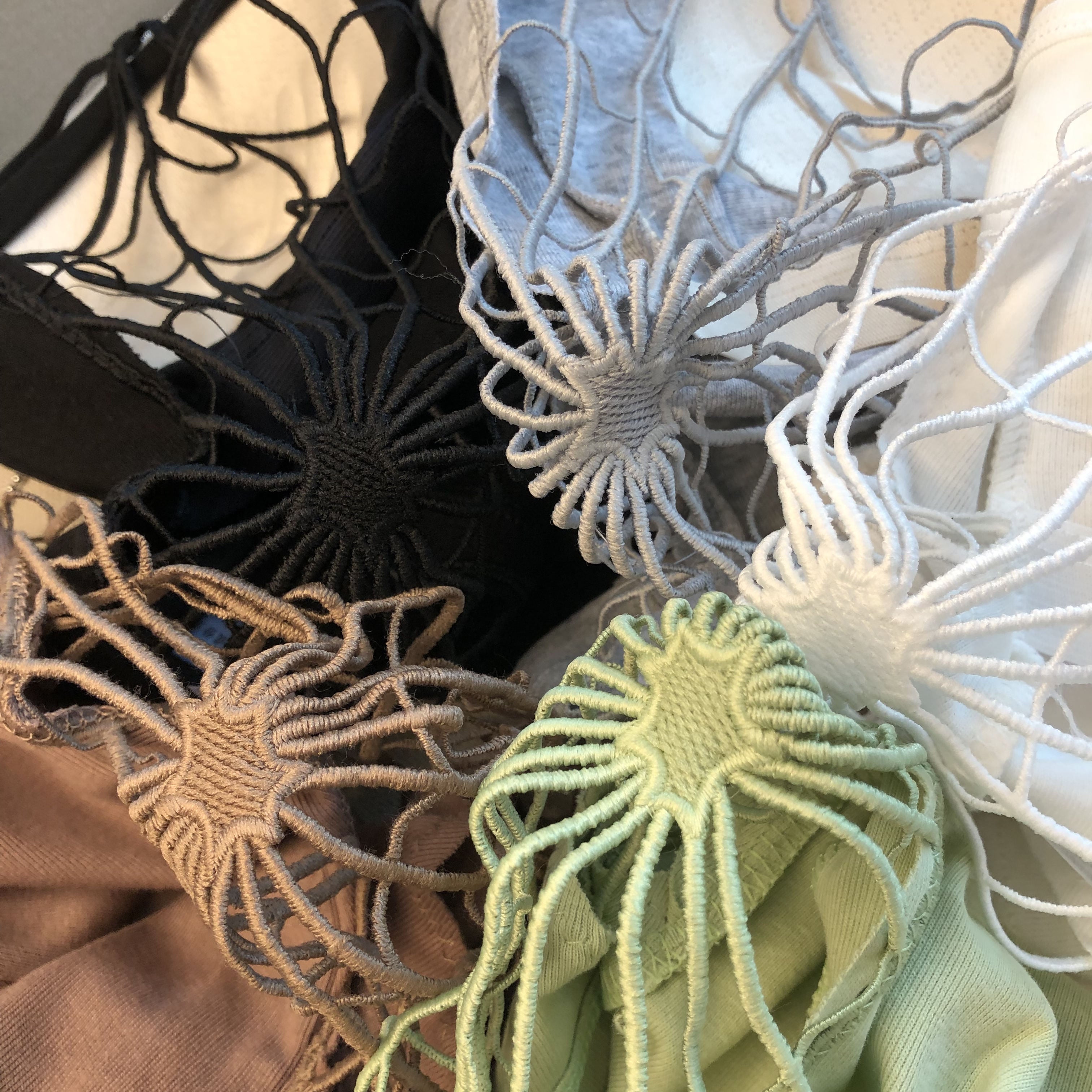 Spider Web Padded Tank Top