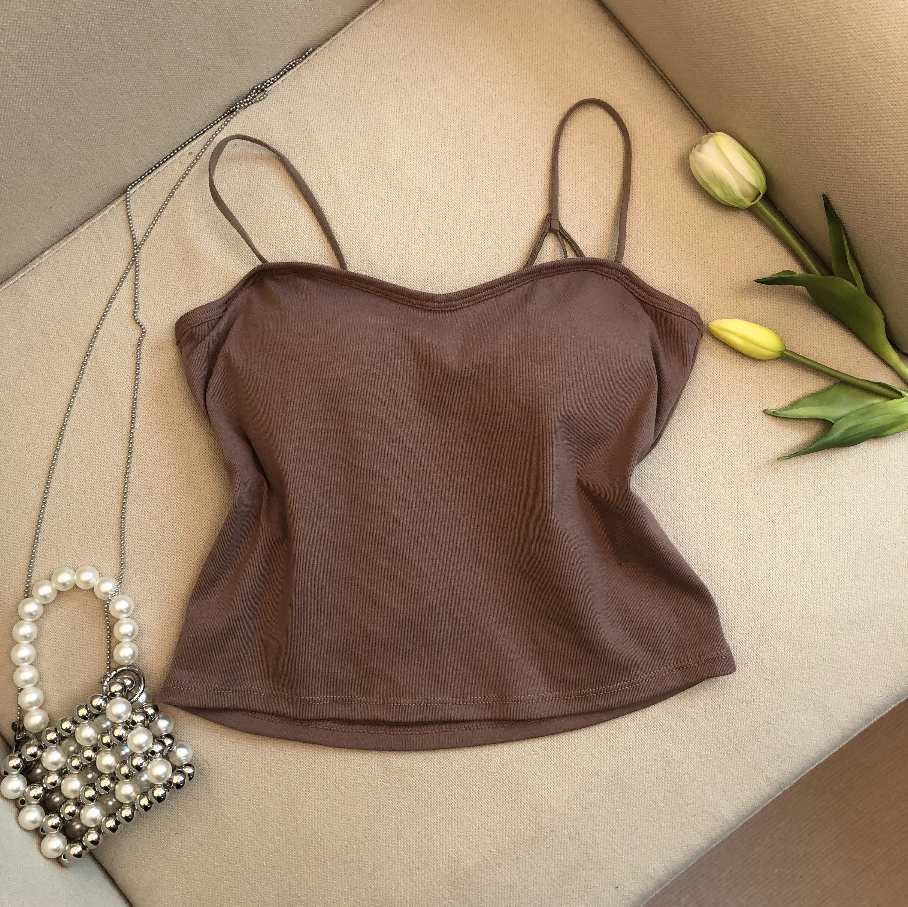 Spider Web Padded Tank Top