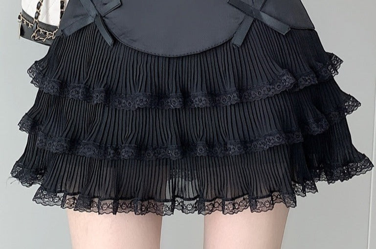 Faire Lace Ruffle Skirt