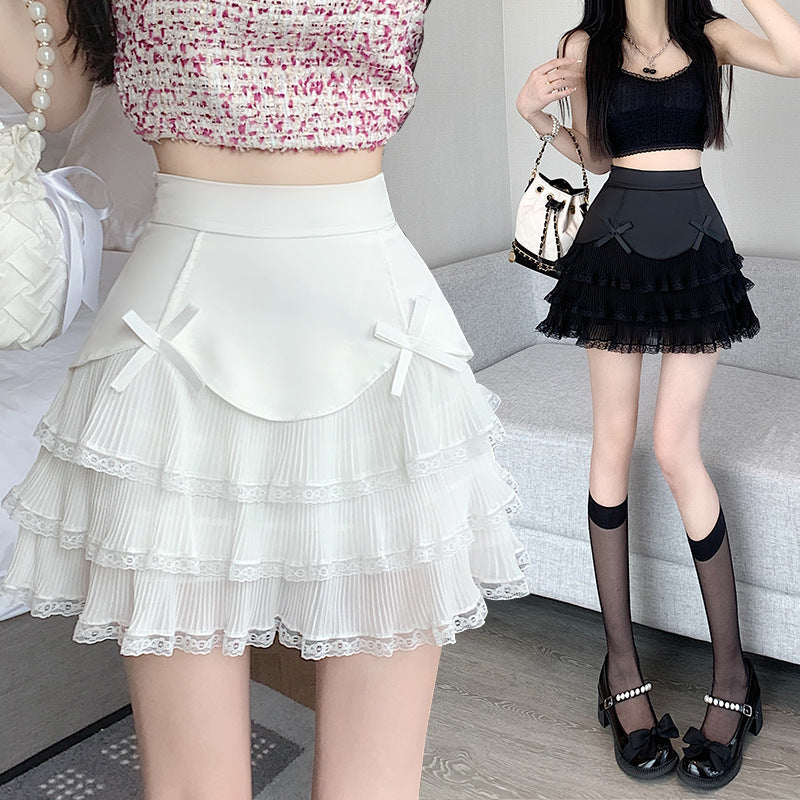 Faire Lace Ruffle Skirt