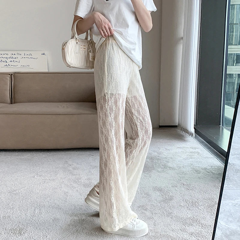 Aurielie Lace Wide Legged Pants