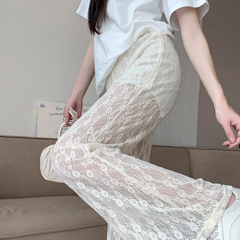 Aurielie Lace Wide Legged Pants