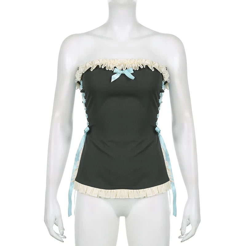 Britney Ruffle Top