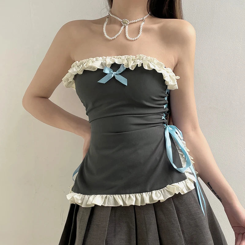 Britney Ruffle Top