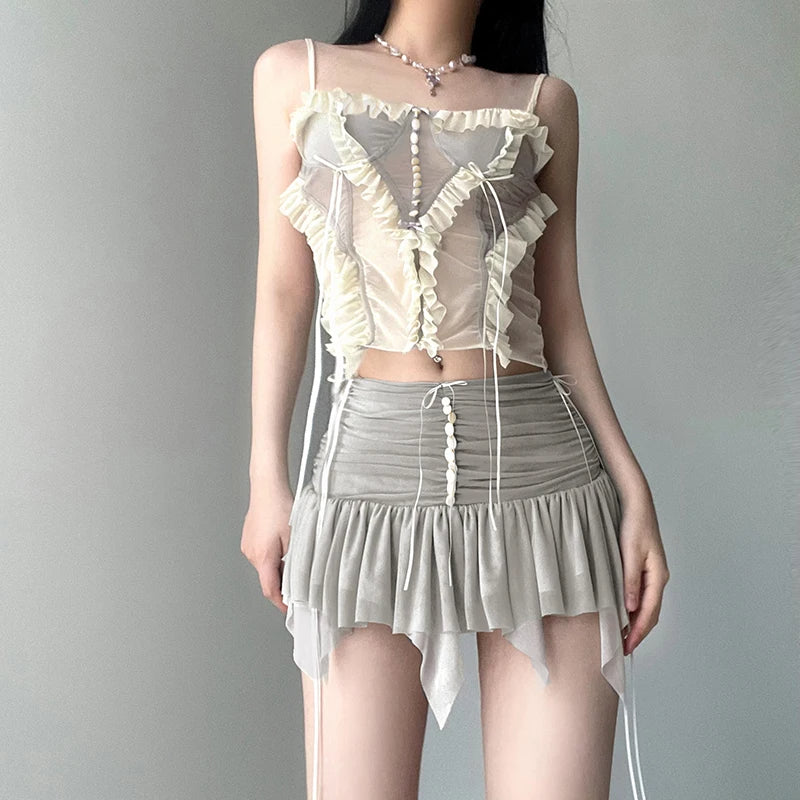 Dust Fairy Top + Skirt Set