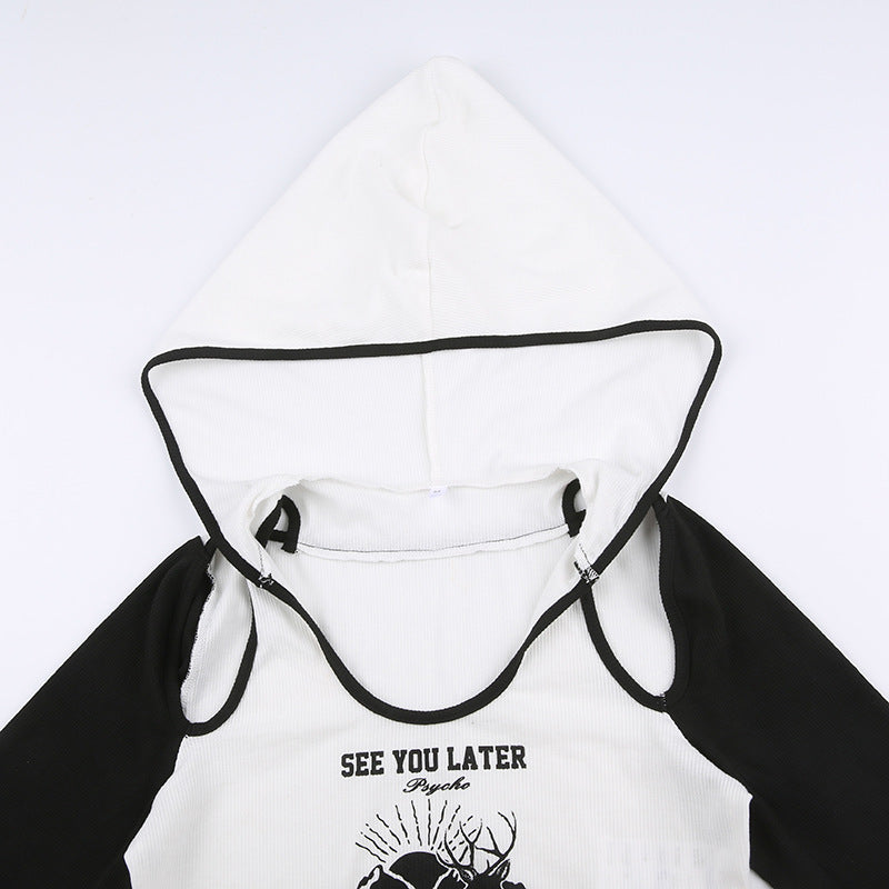 Tays Hooded Long Sleeve Bodysuit