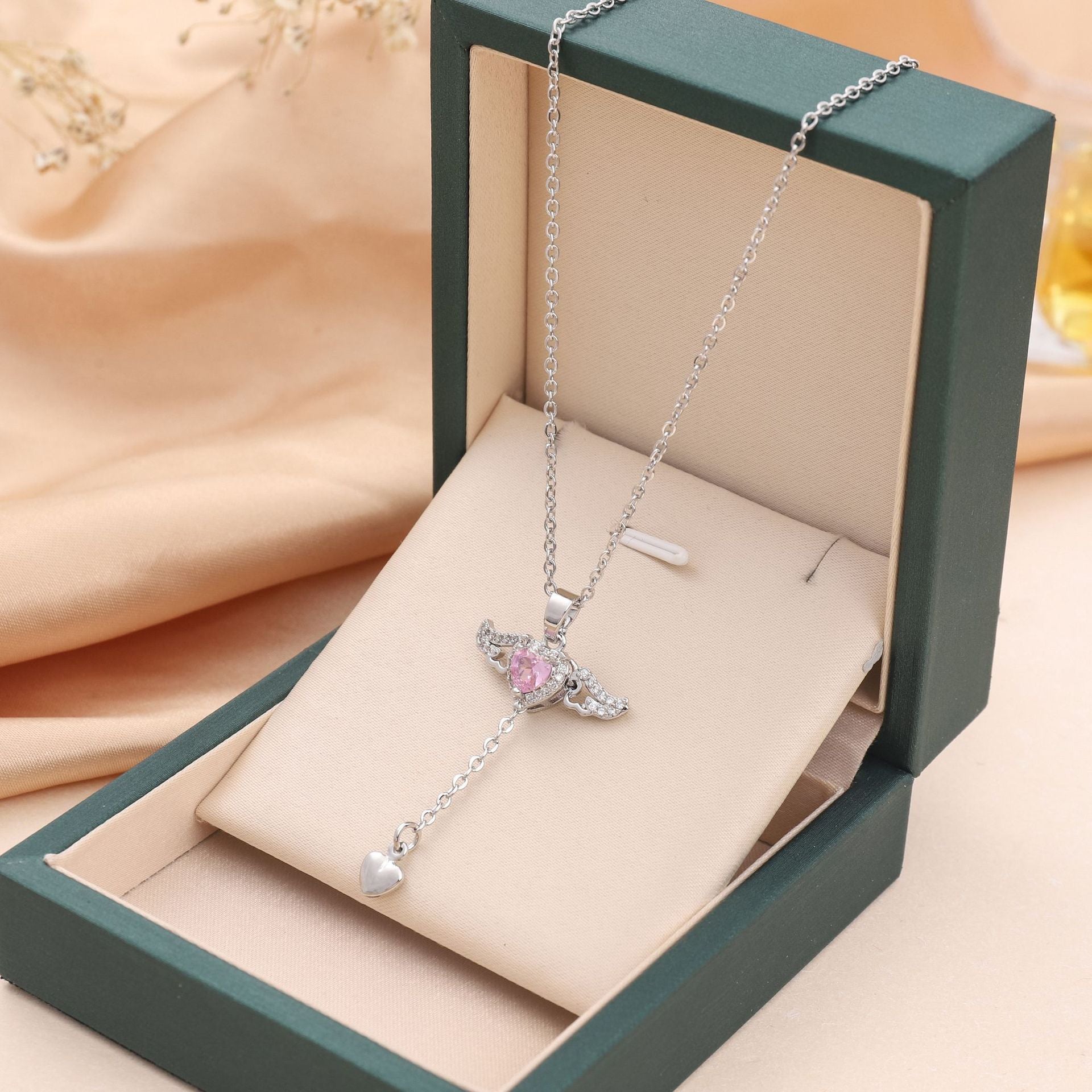 Fluttering Heart Necklace