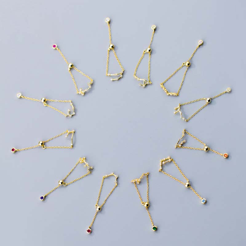 12 Constellation Chain Ring Series