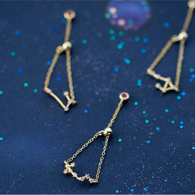 12 Constellation Chain Ring Series