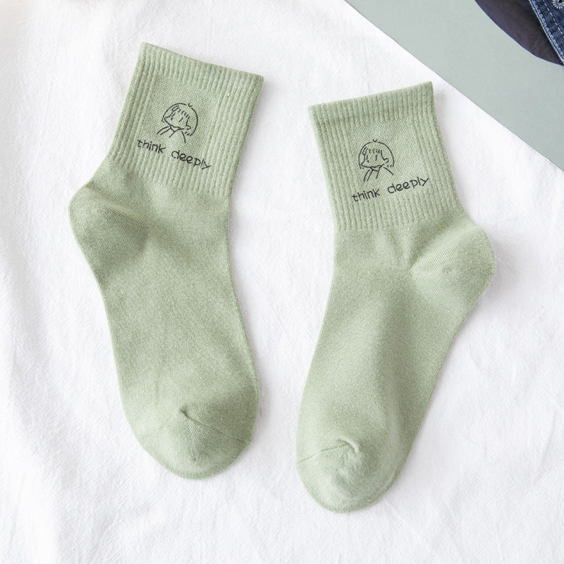 Chibi Expressions Crew Socks