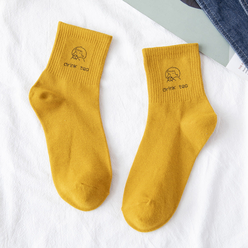 Chibi Expressions Crew Socks