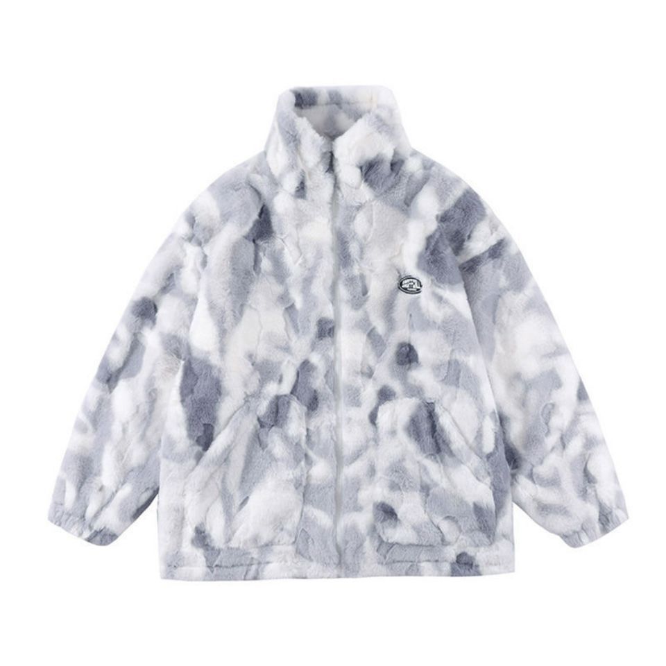 Kris Tie-Dye Fur Jacket