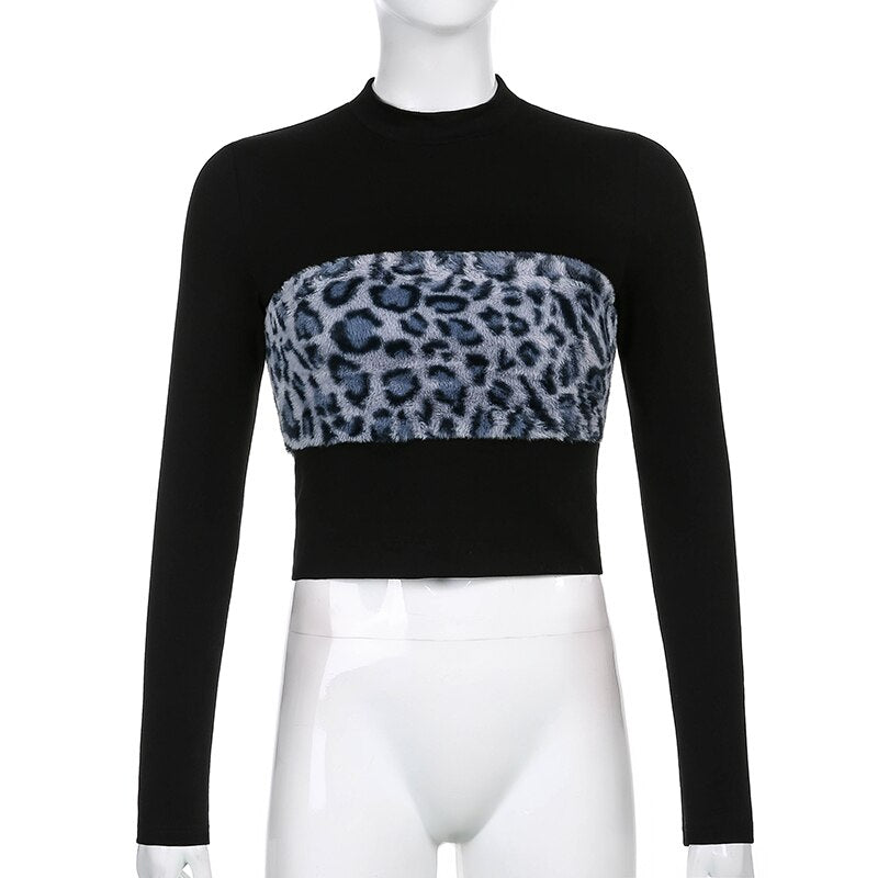 Isa Leopard Crop Top