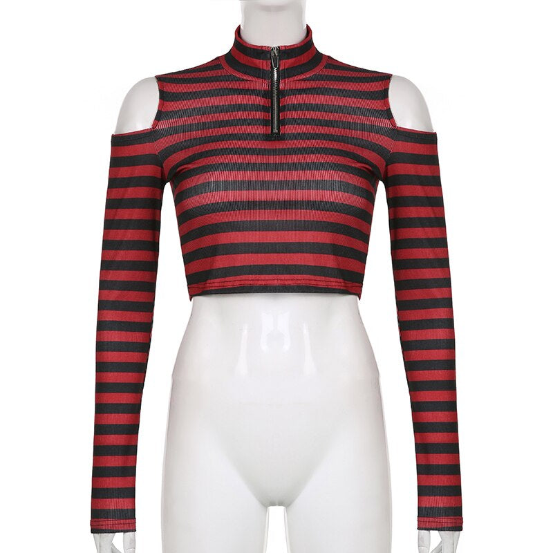 Harley Striped Crop Top