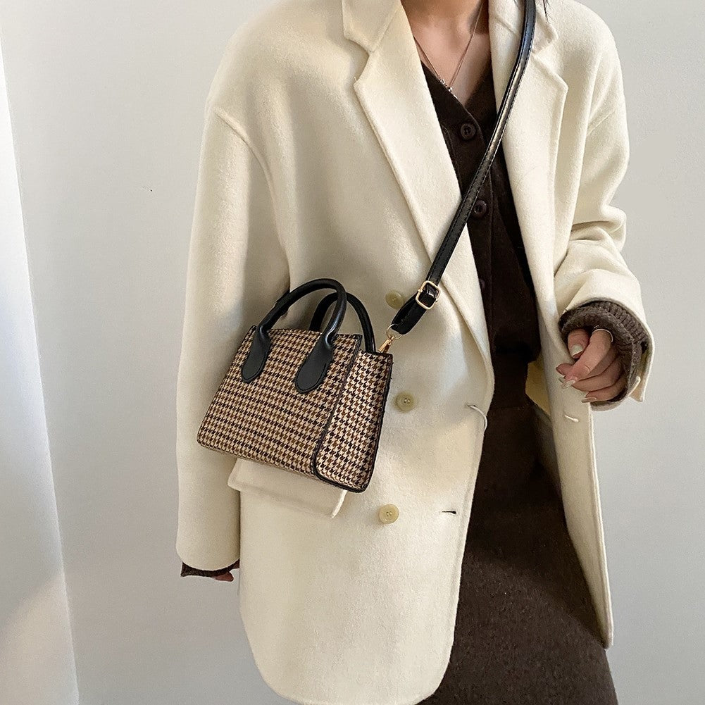 Mini Plaid Crossbody Bag