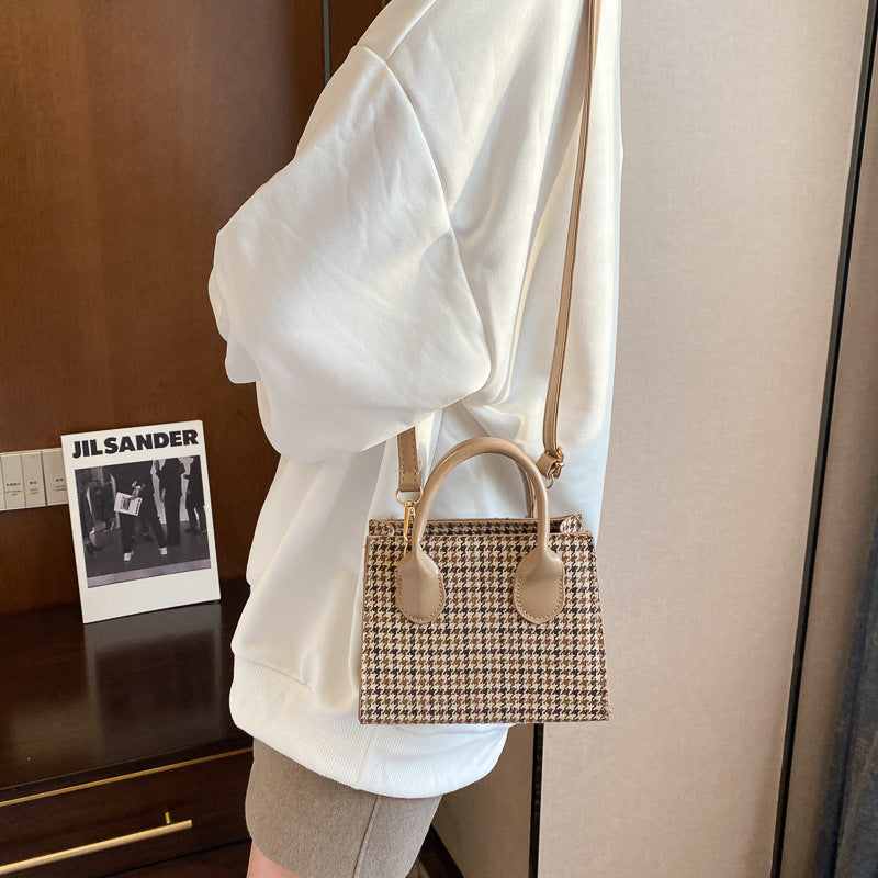 Mini Plaid Crossbody Bag