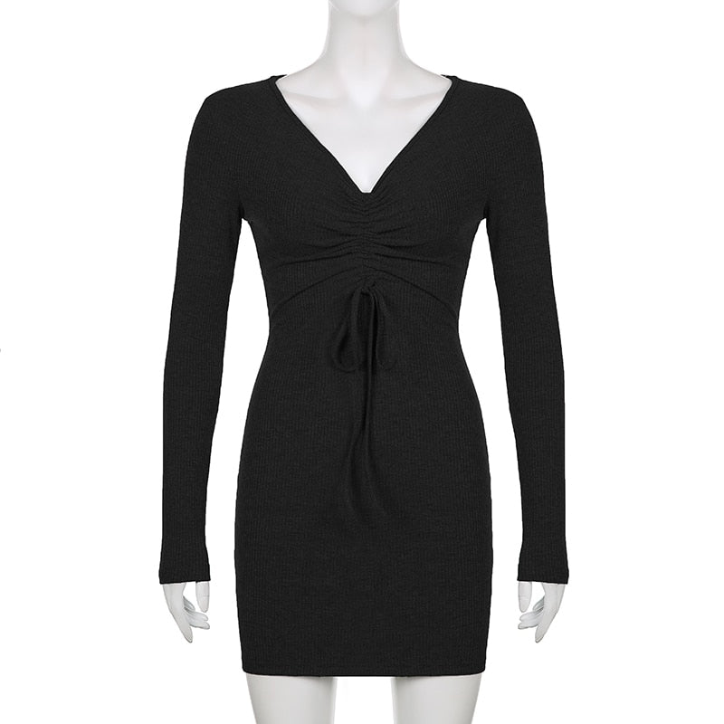 Oriana Ruched Bodycon Dress