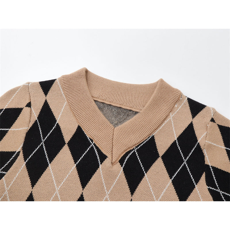 Maurie Argyle Cropped Sweater