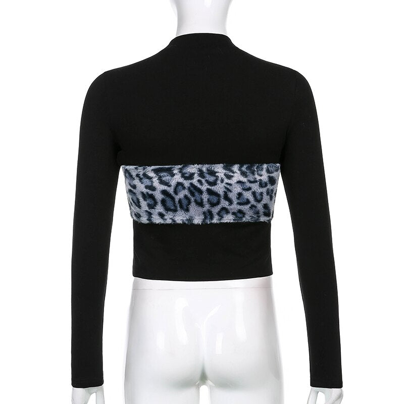 Isa Leopard Crop Top