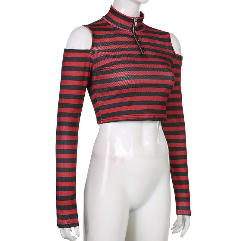Harley Striped Crop Top