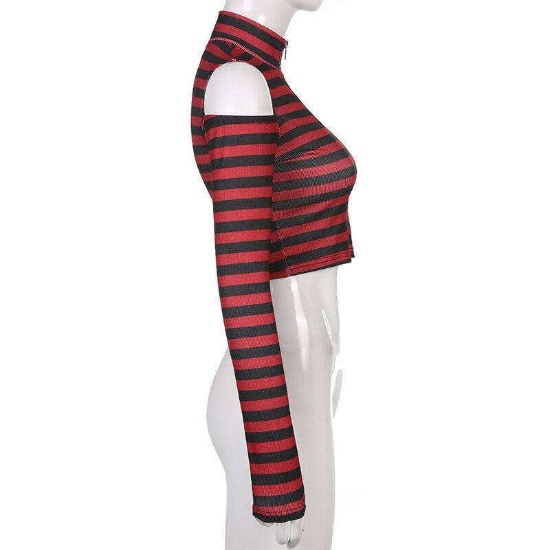 Harley Striped Crop Top