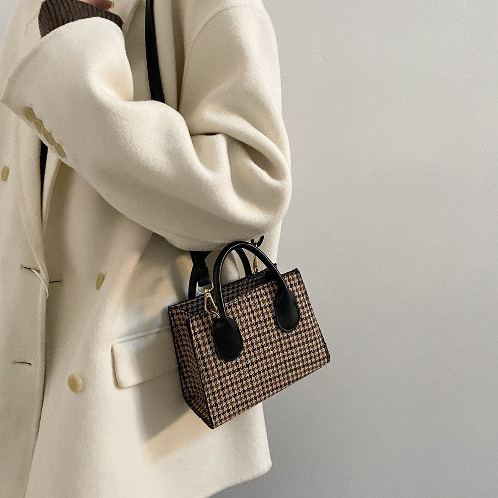 Mini Plaid Crossbody Bag