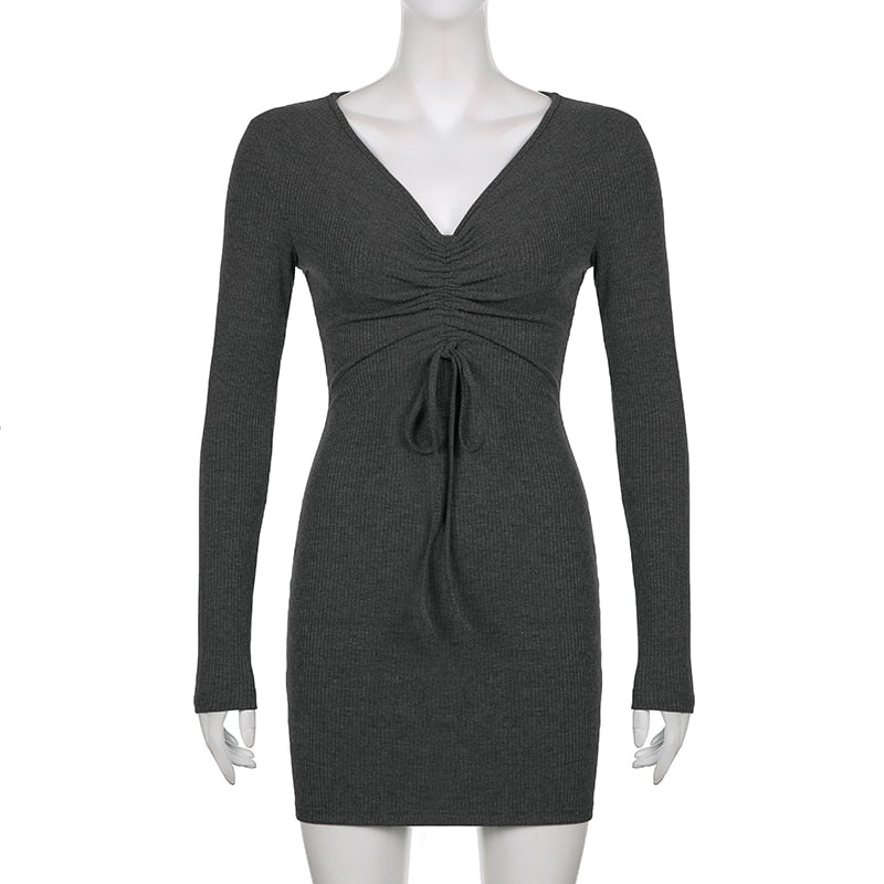 Oriana Ruched Bodycon Dress