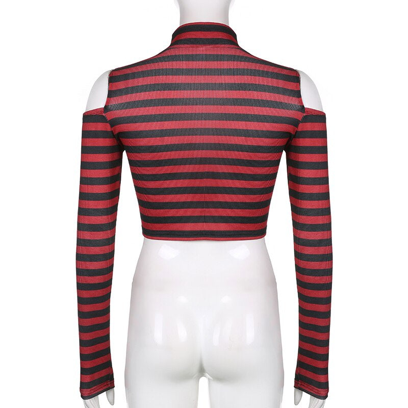 Harley Striped Crop Top