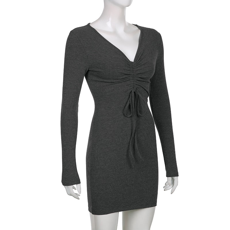 Oriana Ruched Bodycon Dress