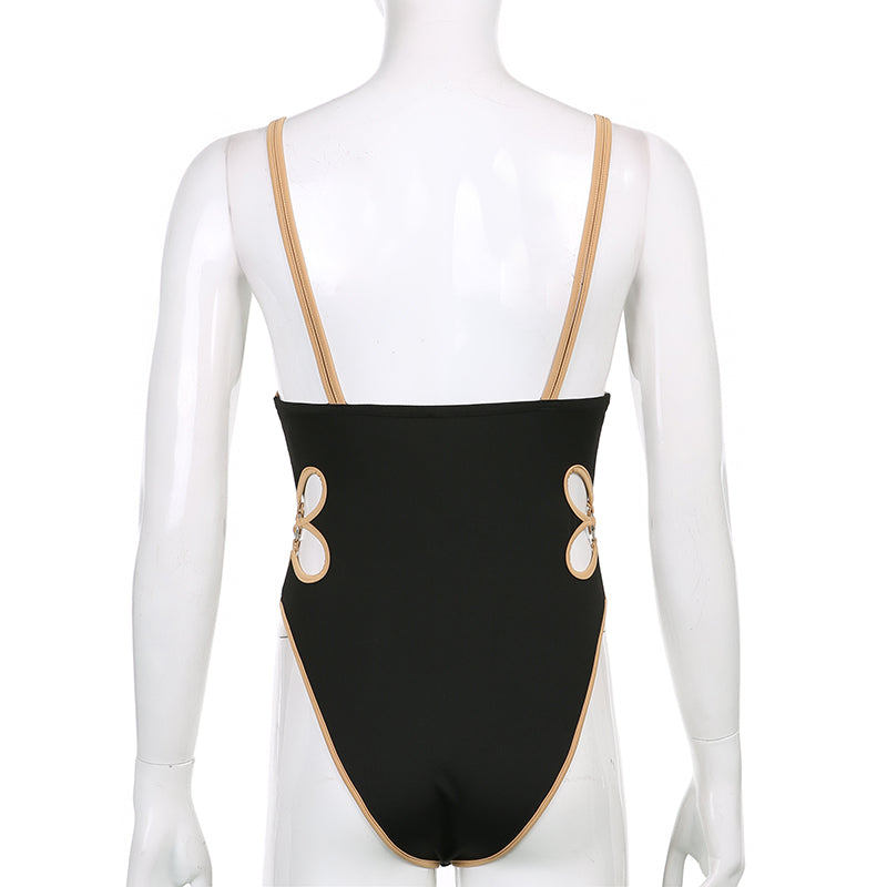 Jackie Flower Cut Out Bodysuit