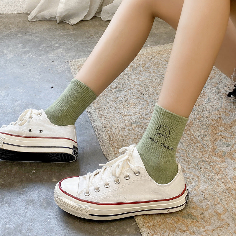 Chibi Expressions Crew Socks