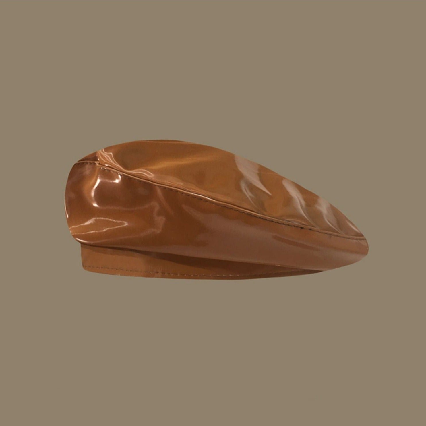 Narci Patent Leather Beret