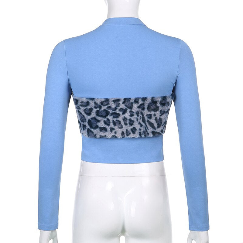 Isa Leopard Crop Top