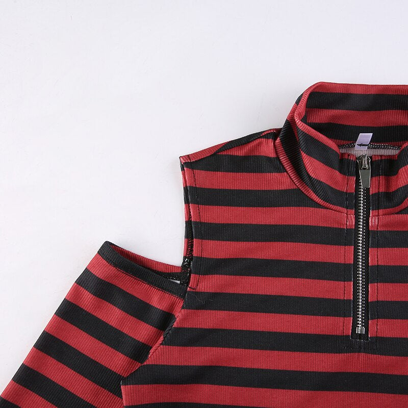 Harley Striped Crop Top