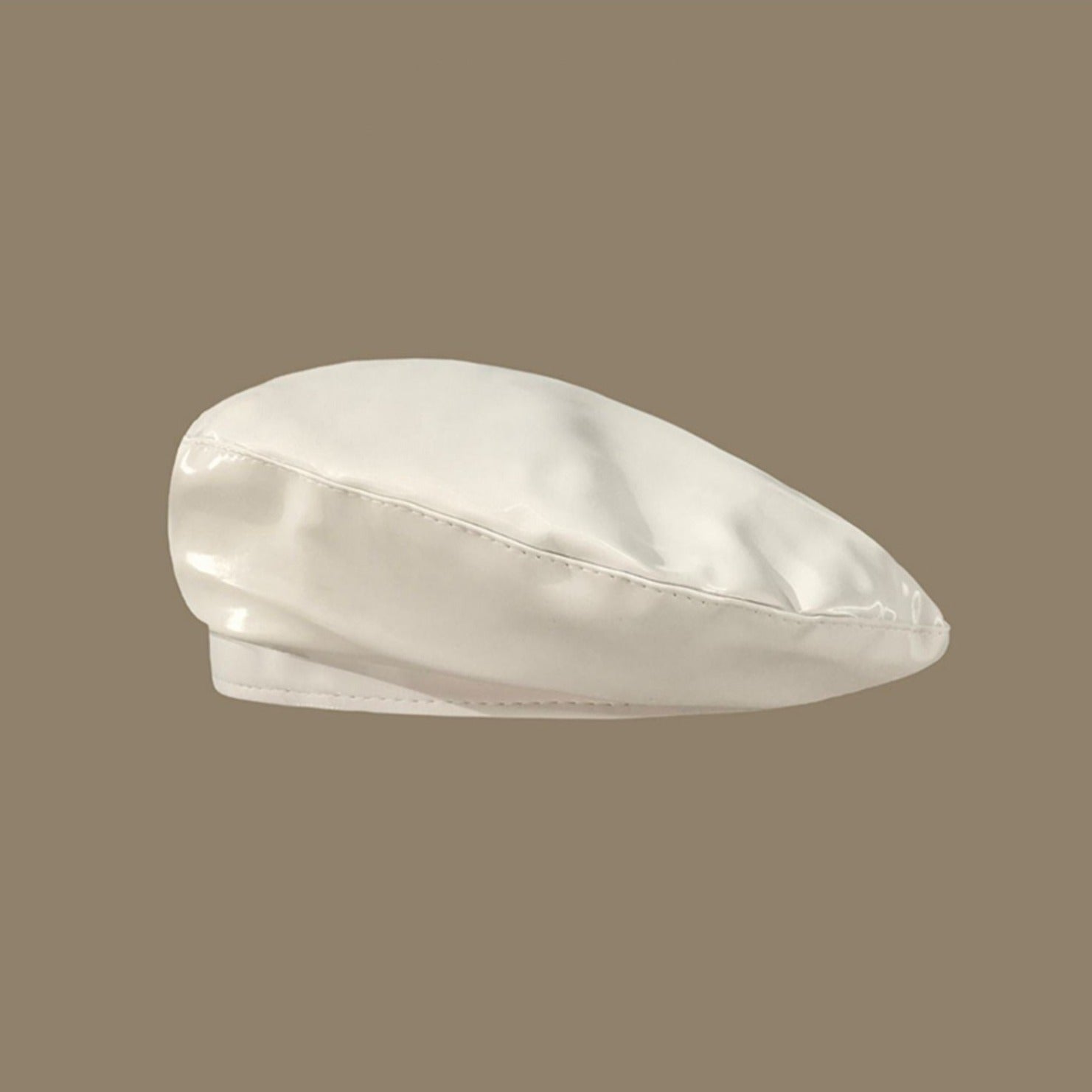 Narci Patent Leather Beret