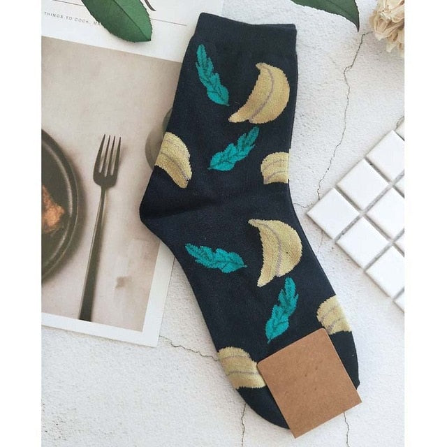 Funky Fruit Crew Socks