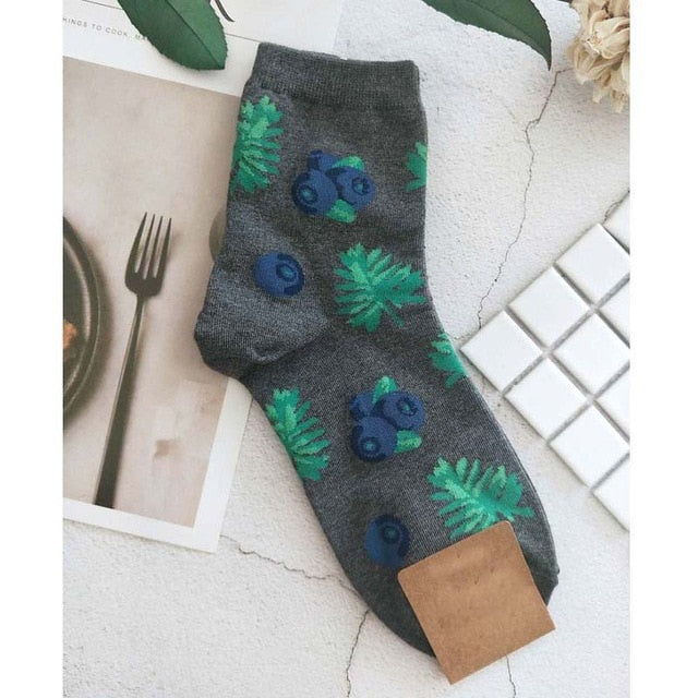 Funky Fruit Crew Socks